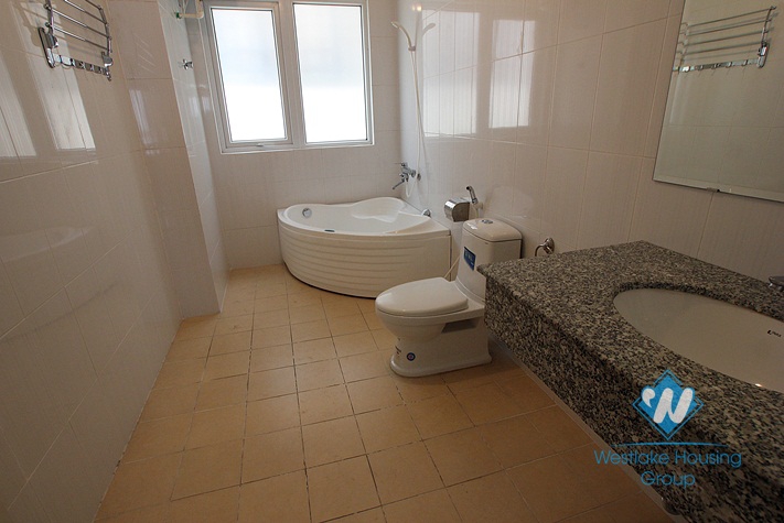 Unfurnished house with swimming pool for rent in Westlake area, Hanoi